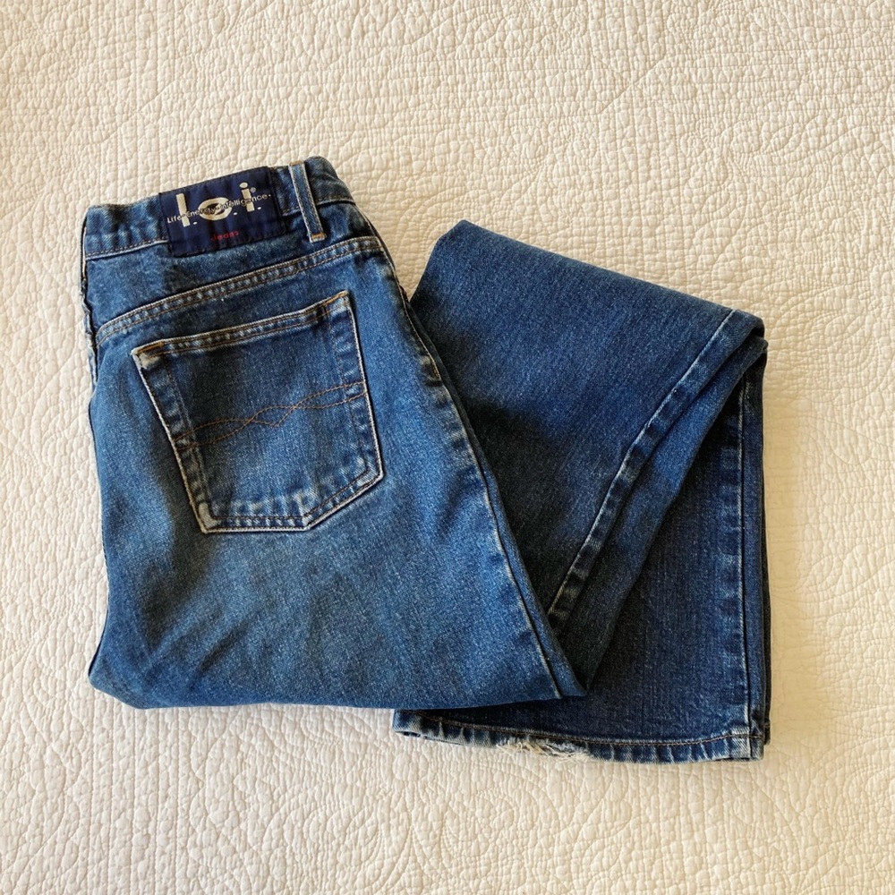 VINTAGE LEI JEANS 100% COTTON RIGID